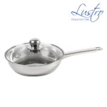Lustro Frying Pan with Lid Steel 24cm