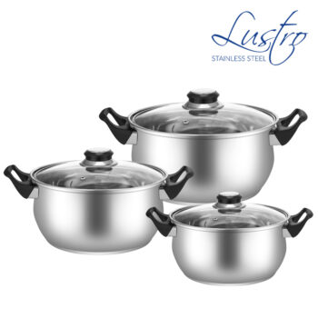Lustro Stockpot Set 3pc