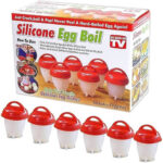 Egg Cooker-Silicone Egg Poachers for Hard Boiled Eggs Eggs Cup